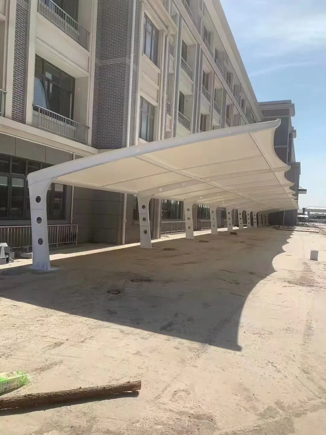 贵州小区和园区建膜结构车棚,验收时盯紧这四个地方